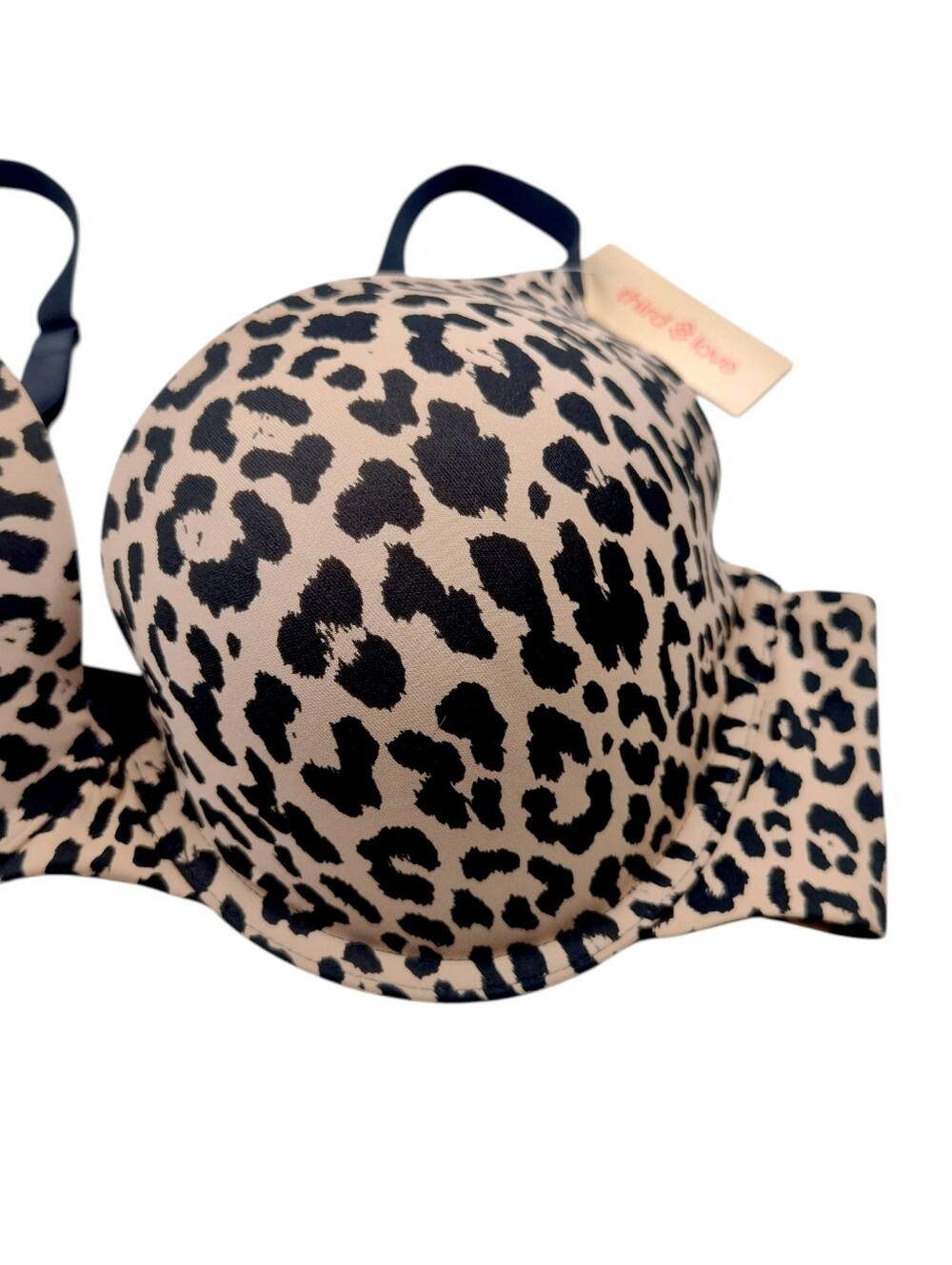 ThirdLove Leopard Print T-Shirt Bra NWT Size 38C - Picture 6 of 10